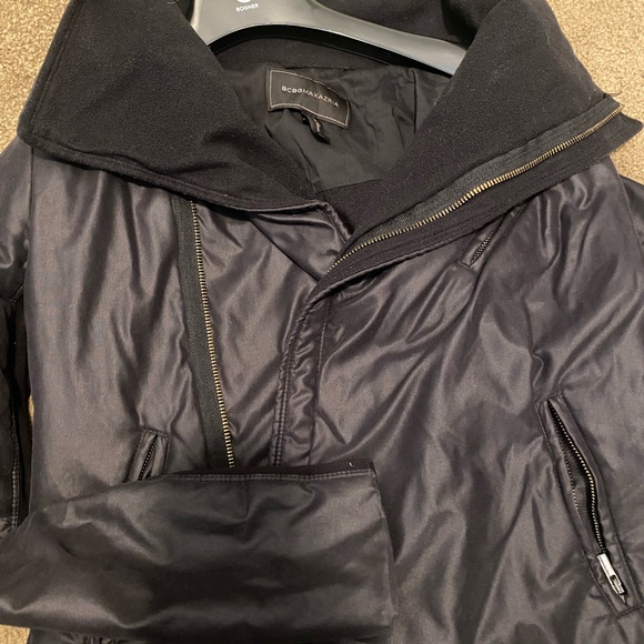 BCBG EMERSON MOTO COAT MEDIUM BLACK - Picture 2 of 6